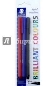 Набор капиллярных ручек 3 цвета Triplus (338-SBK3)