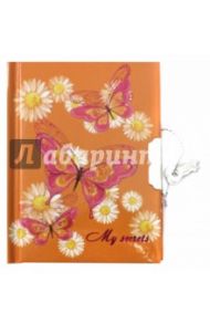 Записная книжка "Бабочки" (линия, 48 листов, замок) (45476)
