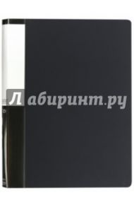 Папка А4, 20 файлов, Posity, черный (P3RA-L20NDM)
