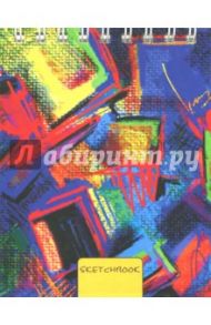 Скетчбук "Яркий холст" (80 листов, А6, евроспираль) (ТС6804499)