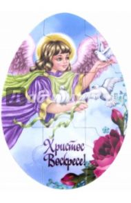 Магнитный пазл-яйцо "ХВ. Ангел в фиолетовом"