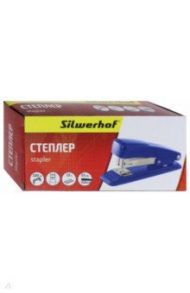 Степлер (24/6, 26/6, 15 листов, синий) (401073-02)