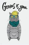 Блокнот "Genius is you" (А5, 32 листа, нелинованный)
