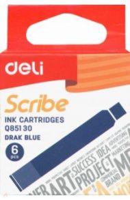 Картридж для перьевой ручки "Scribe", синий (Q85130)