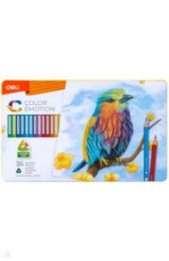 Карандаши 36 цветов Color Emotion липа (EC00235)