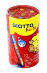 Карандаши цветные в пенале-тубусе "Giotto" (10 цветов) (479400)