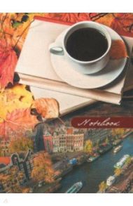 Книга для записей "Осенний кофе" (64 листа, А6, клетка) (ЕТИ664177)