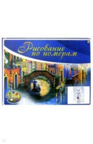 Холст для рисования по номерам "Лошадь и сакура" (30х40 см) (Х-3388)