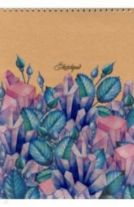 Скетчпад "Кристаллы и розы" (40 листов, А4) (СПСЛ44023)