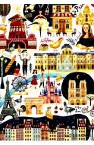 Тетрадь 30 листов, клетка, А4, кремовые страницы "Paris" (1100095)