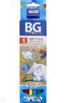 Карандаши цветные трехгранные толстые "JUMBO" 6 цветов (KR6C_t 4643)