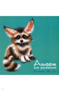 Альбом для рисования "Ушастик" (40 листов, 17х17 см) (49956)