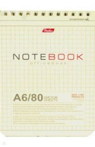 Блокнот "Office Book", А6, клетка, 80 листов (80Б6влB1гр_06602)