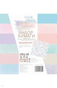 Набор бумаги "Шебби Шик" 30,5х30,5 см, 12 листов (FD1007230)