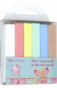 Мелки для асфальта 6 цветов HELLO KITTY (HKO-ACCA-6)