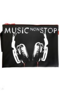 Папка для тетрадей "Music Non Stop" (А4, силикон) (14-007/04)