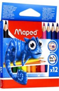 Карандаши "Maped Pulse Mini", 12 цветов, пластик (832752)