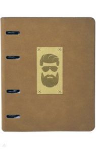 Тетрадь общая на кольцах "Beard" (120 листов, 175х212 мм, клетка) (N1695)