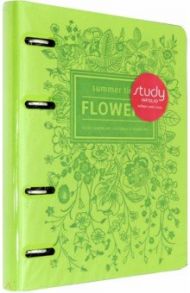 Папка для сменного блока на кольцах "Fleur" (N858)