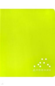 Дневник школьный "Silver Lines. Салатовый" (А5, 48 листов, иск. кожа, инт. переплет) (ДИКФ194805)