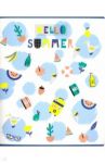 Тетрадь 48 листов "Summer" голубой (N1135)