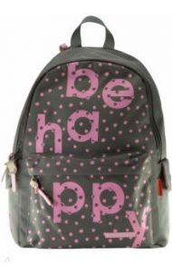 Рюкзак молодежный "Be Happy", серый (12-003/40)