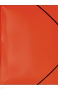 Папка на резинке "DeLuxe", А4, красная (DL510RED)