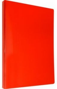 Папка с прозрачными вкладышами "DeLuxe" (20 вкладышей, красный) (DLV20RED)