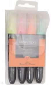 Набор текстовыделителей "PROFYTEXT" 4 цвета (22-0057)