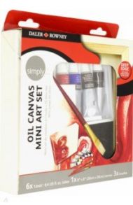 Набор "Simply Mini Art Set" масляные краски 6 цветов, холст, 3 кисти (118500900)
