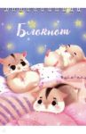 Блокнот "Милые хомячки" (80 листов, А6, клетка, гребень) (49840)