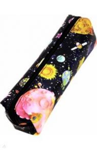 Пенал-косметичка "Cosmos" (одно отделение, без наполнения, искусственная кожа) (ISP047)
