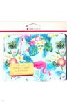 Обложка для зачетной книжки "Flamingo", голубая (IMB011)