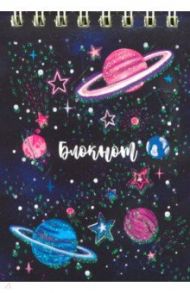 Блокнот 40 листов, А7, клетка "Космос" (50639)