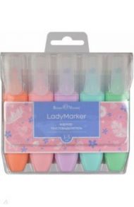 Набор текстовыделителей "LadyMarker" (5 цветов) (22-0061)