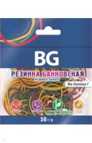 Резинка банковская 60 мм 50 г, цветная, 100 штук (RBC_50 6155)