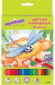 Карандаши 36 цветов "В ГОСТЯХ У БУКАШЕК" (181381)