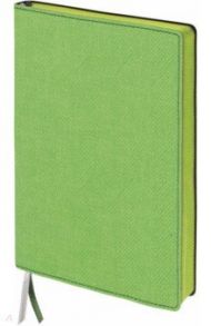 Бизнес-блокнот, 128 листов, линейка, Tweed под ткань, зеленый (110968)