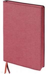 Бизнес-блокнот, 128 листов, линейка, Tweed под ткань, красный (110965)