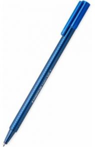 Ручка шариковая трехгранная "Triplus Ball F" (0,3 мм, синий) (437F-3)