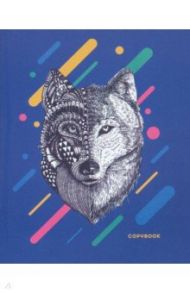 Тетрадь общая "Blue. Дизайн 4" (48 листов, А5, клетка, тонированный блок) (ТК486482)