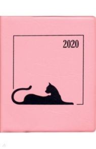 Еженедельник датированный на 2020 год, 105*126 мм "ПВХ РОЗОВЫЙ" (50283)