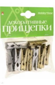 Декоративные прищепки "Набор №10" (35 мм, 3 цвета) (2-360/10)