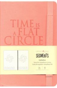 Ежедневник недатированный 136 листов "SEGMENTS" Персиковый (ЕКС52013603)