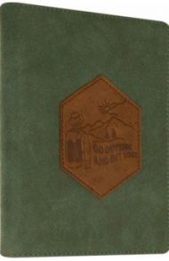 Ежедневник недатированный, 160 листов, А6,Traveler, зеленый (AZ930/green)
