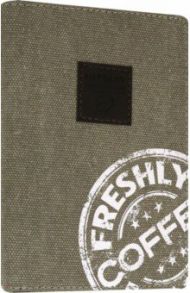Ежедневник недатированный 96 листов, 10х14 см "Coffee" мягкая обложка (AZ942/grey)