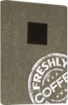 Ежедневник недатированный 96 листов, 10х14 см "Coffee" мягкая обложка (AZ942/grey)