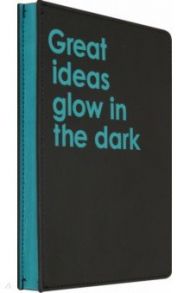 Ежедневник недатированный, 160 листов, А5, Glow (AZ892/black-green)
