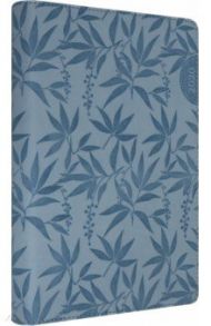 2020г. Ежедневник датированный Leaves, синий, (AZ834emb/blue)