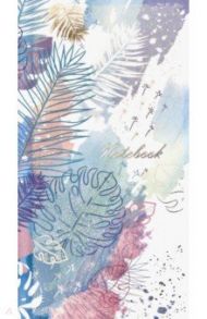 Записная книжка "Notebook. Листья" (80 листов, 110х206 мм, линия, точка) (50725)